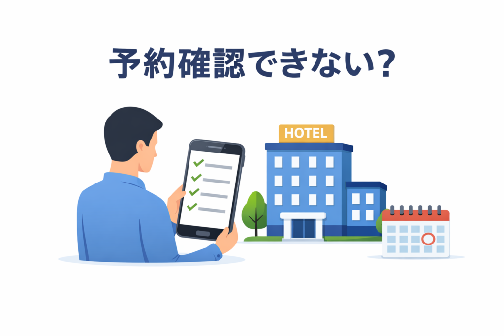 アゴダの予約確認・ログイン・確認メールのトラブル解決を解説するアイキャッチ画像